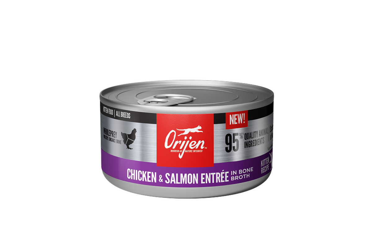Chicken Salmon Entree Kitten Wet Food ORIJEN